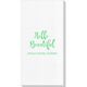 Hello Beautiful Luxury Deville Guest Towels Image 3 of 4